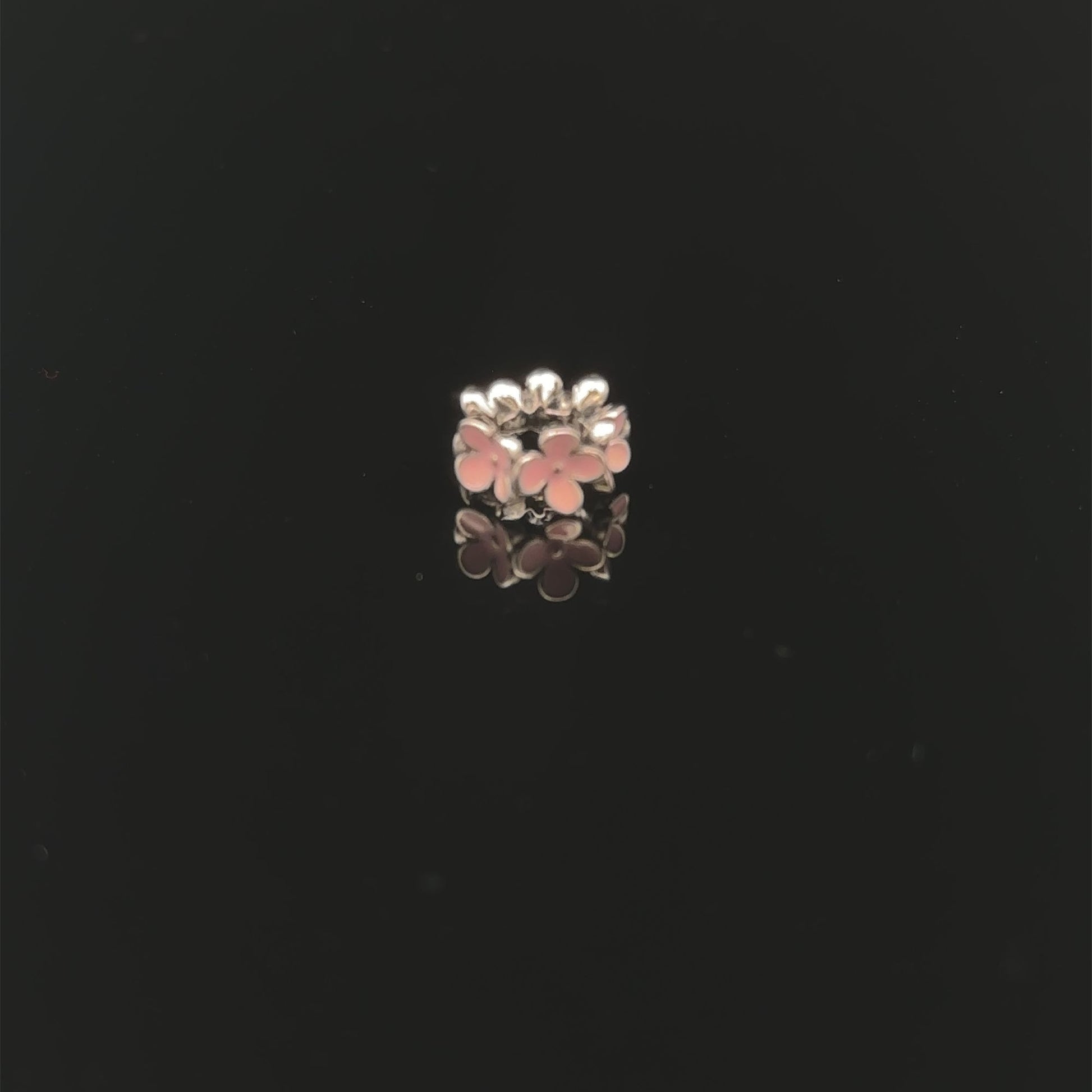 925 Sterling Silver Charm Bead Flower - Rafant