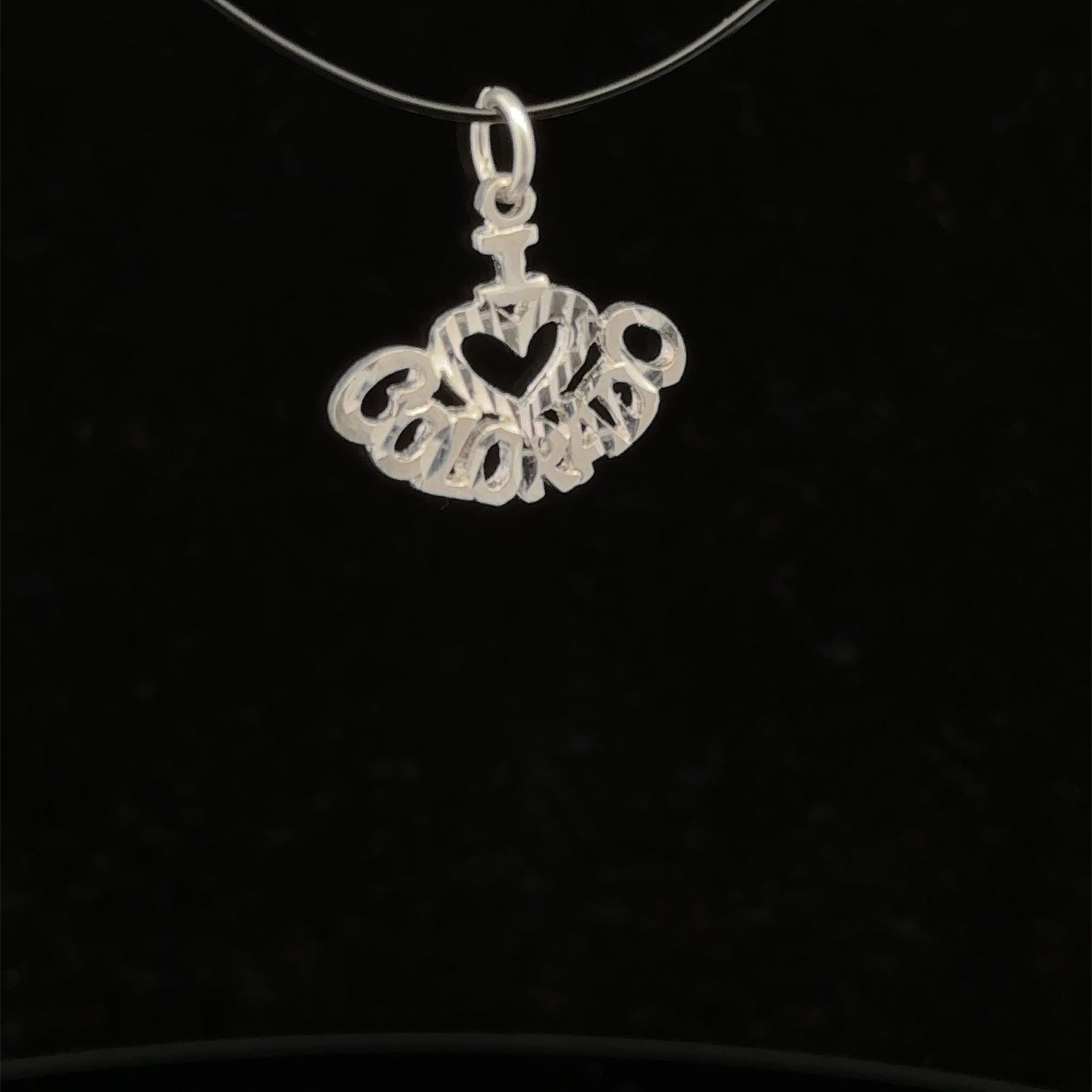 925 Sterling Silver Pendant Charm Colorado - Rafant