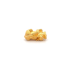 Load image into Gallery viewer, 24K 999 Pure Gold Lucky Charm Piyao Pixiu Bead Spacer DIY Necklace Bracelet - Rafant

