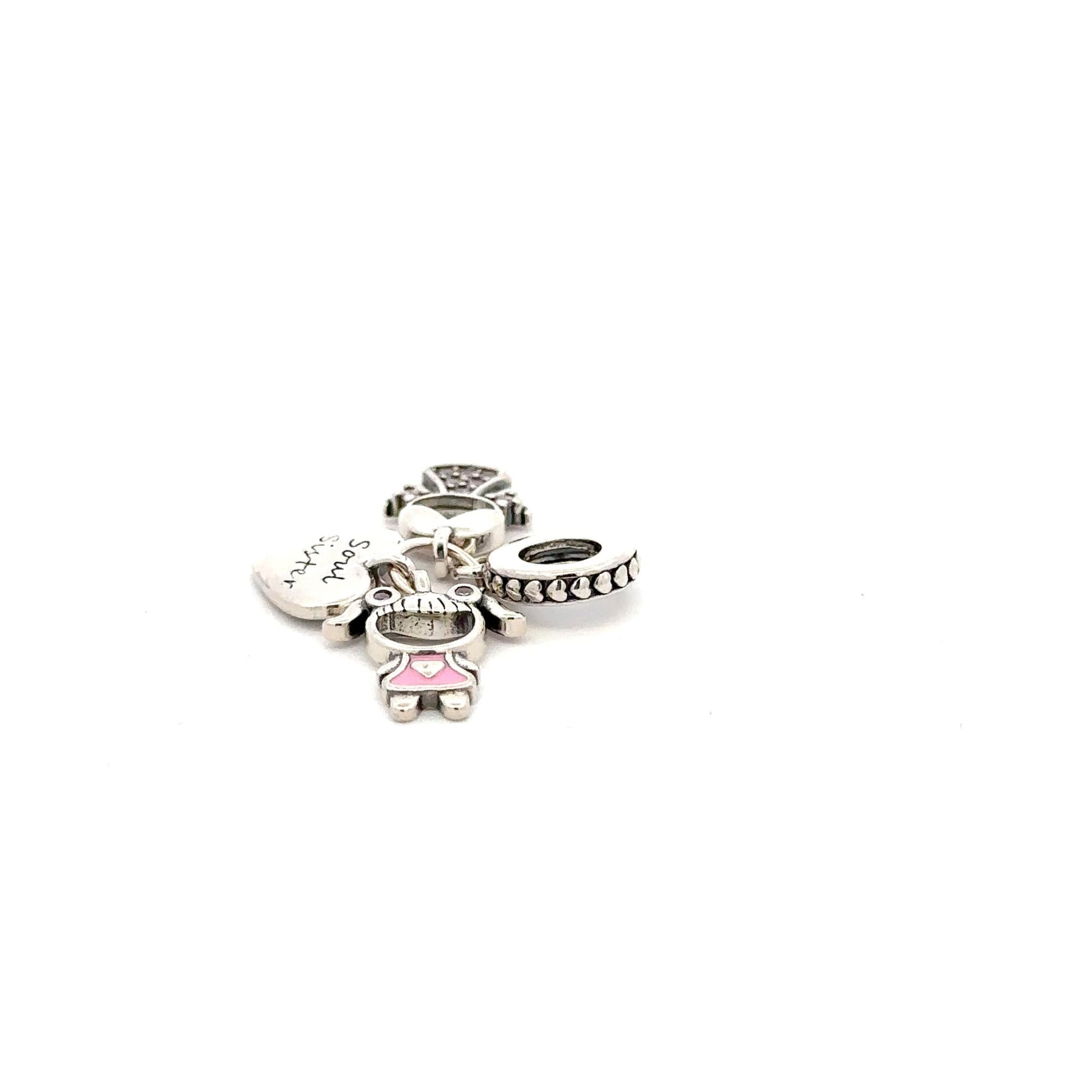925 Sterling Silver Charm Bead Heart - Rafant
