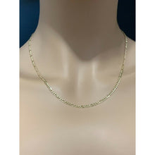 Load image into Gallery viewer, 18K Saudi Gold Chain Necklace Figaro 19.50 inches 2.91 grams - Rafant
