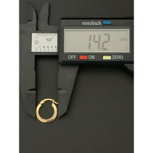 Load image into Gallery viewer, 18K Saudi Gold Small Hoops Loops Earrings Children/Teens/Minimalist 1.55 grams - Rafant
