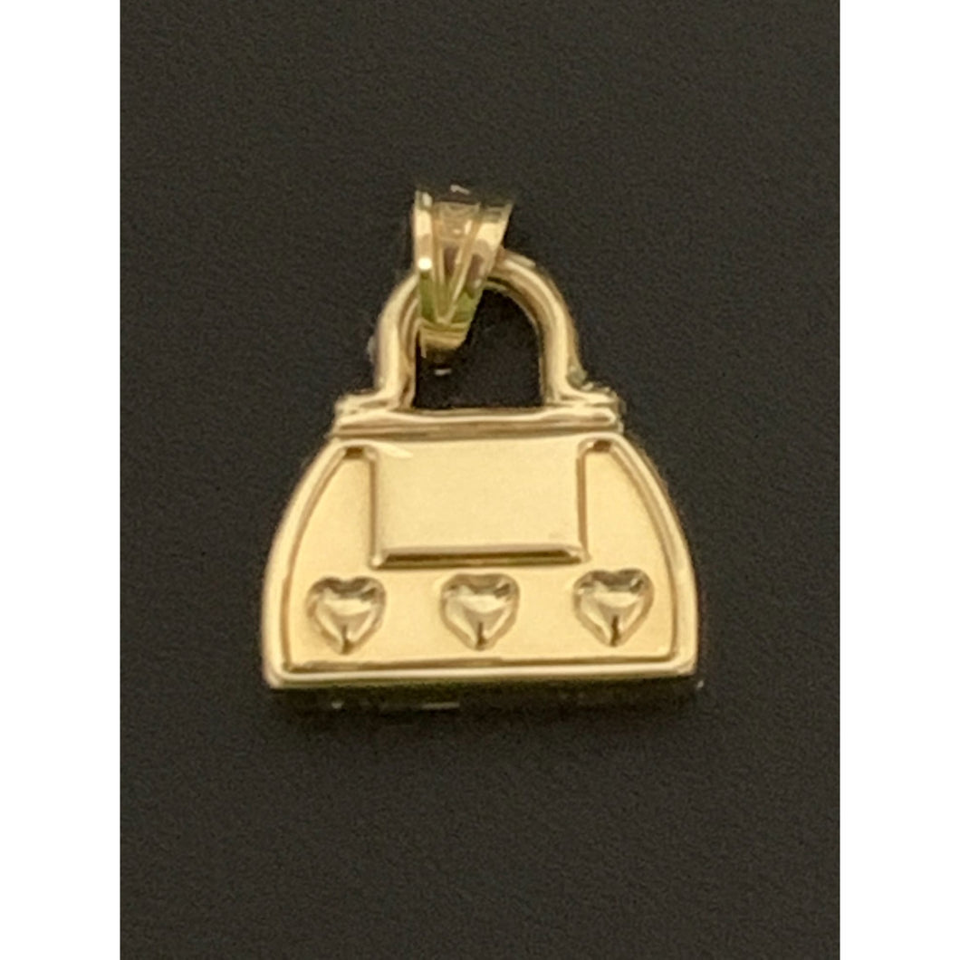 18K Gold Pendant Padlock 2.15 grams - Rafant