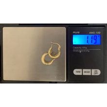 Load image into Gallery viewer, 18K Gold Earrings Hoops Loops 1.19 grams Small - Rafant
