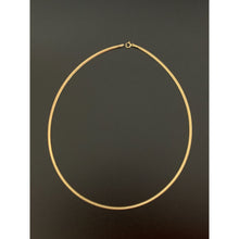 Load image into Gallery viewer, 18K Gold Necklace Omega Soft Flexible Mesh Size 16 inches - Rafant
