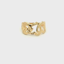 Load and play video in Gallery viewer, 18K Yellow Gold Ring Heart Size 5
