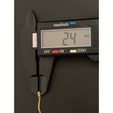 Load image into Gallery viewer, 18K Gold Earrings Dangling Drop 2.68 grams - Rafant
