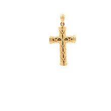 Load image into Gallery viewer, 18K Gold Pendant Cross Religious Tricolor  1.56 grams - Rafant
