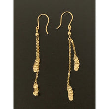 Load image into Gallery viewer, 18K Gold Earrings Dangling 1.36 grams - Rafant
