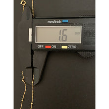 Load image into Gallery viewer, 18K Gold Necklace Chain Beaded 17.50 inches 1.19 grams - Rafant
