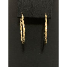 Load image into Gallery viewer, 18K Gold Earrings Hoops Loops Spiral - Rafant
