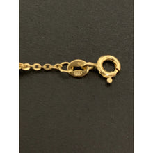 Load image into Gallery viewer, 18K Gold Bracelet Rolo Chain With Heart Charms 7.25 inches - Rafant
