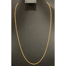 Load image into Gallery viewer, 18K Gold Necklace Chain Rope 24 inches 2.50 grams - Rafant
