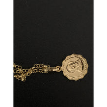 Load image into Gallery viewer, 18K Gold Necklace Chain 17.50 inches with Mother Mary Pendant 1.78 grams - Rafant
