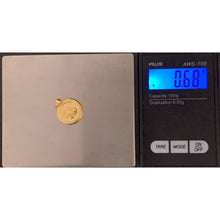 Load image into Gallery viewer, 18K Gold Pendant Lucky Charm Small 0.68 grams - Rafant
