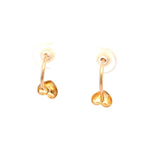 Load image into Gallery viewer, 18K Gold Earrings Ball Heart Small - Rafant
