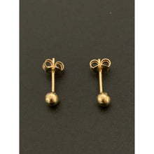 Load image into Gallery viewer, 18K Gold Earrings Stud Balls Tiny 0.90 grams - Rafant
