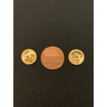 Load image into Gallery viewer, 18K Gold Earrings Stud Woman Lady Round Circle - Rafant
