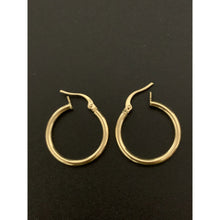 Load image into Gallery viewer, 18K Gold Earrings Hoops Loops 1.27 grams - Rafant
