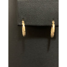 Load image into Gallery viewer, 18K Gold Earrings Hoops Loops Small Lightweight 0.83 grams - Rafant
