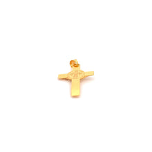 Load image into Gallery viewer, 18K Yellow Gold Pendant Cross Jesus Christ Religious 1.54 grams - Rafant
