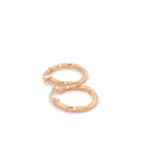 Load image into Gallery viewer, 18K Yellow Gold Earrings Hoops Small 1.20 grams - Rafant
