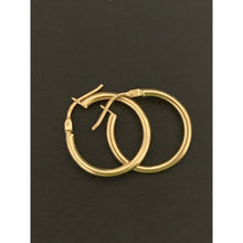 Load image into Gallery viewer, 18K Gold Earrings Hoops Loops 1.37 grams - Rafant
