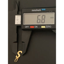 Load image into Gallery viewer, 18K Gold Pendant Charm Letter S 0.56 grams - Rafant
