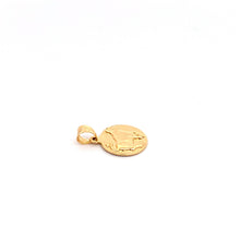 Load image into Gallery viewer, 18K Yellow Gold Pendant Zodiac Sign Taurus Round Tiny 0.85 grams - Rafant
