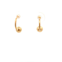 Load image into Gallery viewer, 18K Yellow Gold Earrings Balls Screw 1.27 grams - Rafant
