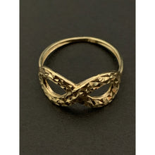 Load image into Gallery viewer, 18K Gold Ring Infinity 1.42 grams Size 5.5 - Rafant
