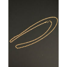 Load image into Gallery viewer, 18K Gold Necklace Rope Chain Only 19.75 inches 2.31 grams - Rafant
