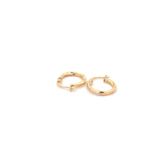 Load image into Gallery viewer, 18K Yellow Gold  Earrings Hoops 0.83 grams - Rafant
