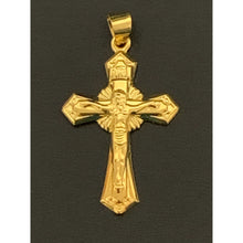 Load image into Gallery viewer, 18K Gold Pendant Cross Religious 1.16 grams - Rafant
