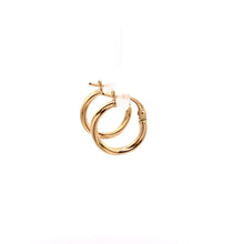 Load image into Gallery viewer, 18K Yellow Gold  Earrings Hoops 0.83 grams - Rafant
