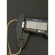 Load image into Gallery viewer, 18K Saudi Gold Bracelet Chain Size 7 inches 1.15 grams - Rafant
