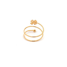 Load image into Gallery viewer, 18K Yellow Gold Ring Spiral Flower 1.22 grams Size 8.5 - Rafant
