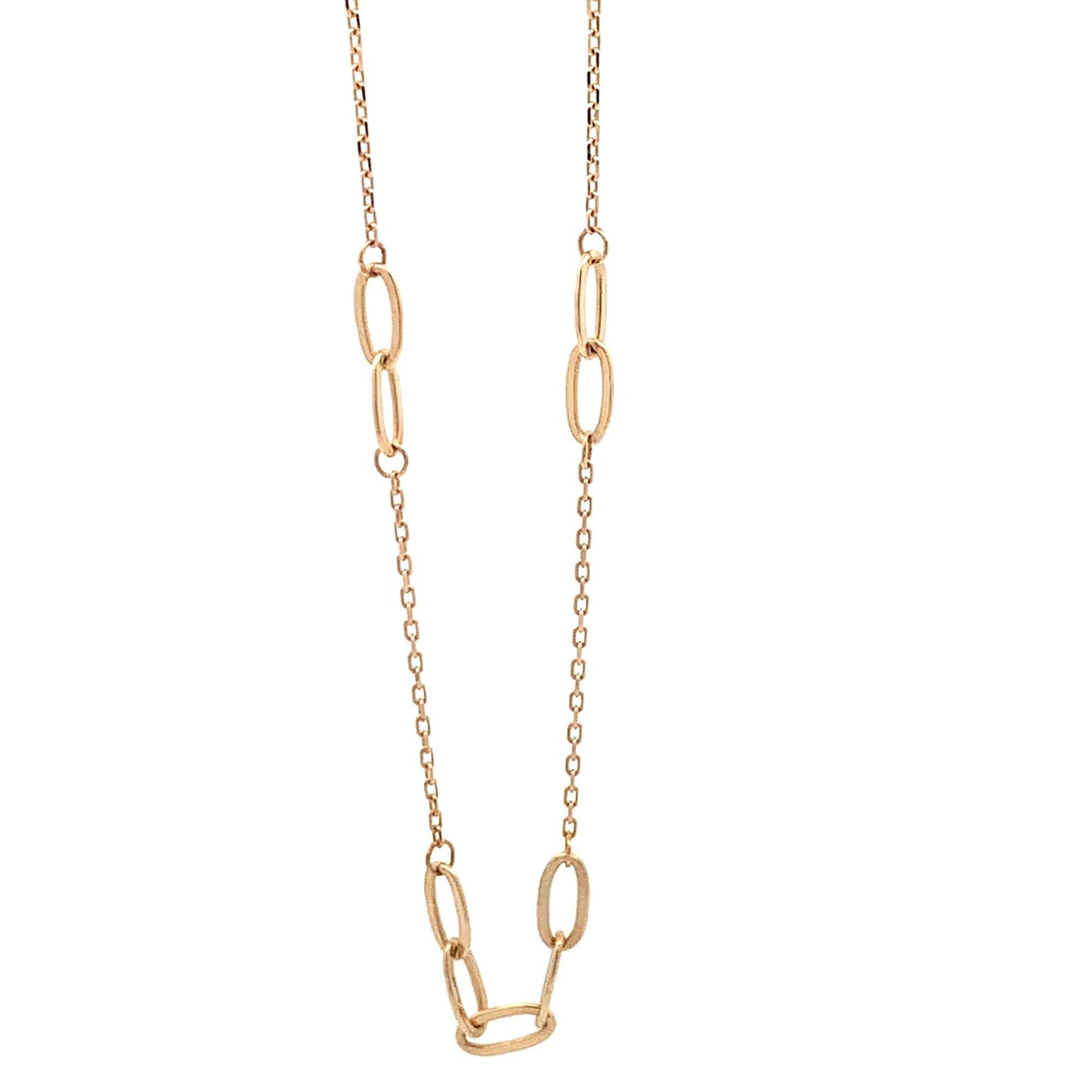 18K Yellow Gold Bracelet Paperclip 6 inches plus 1 inch extension 1.39 grams - Rafant