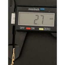 Load image into Gallery viewer, 18K Gold Necklace Chain 17.50&quot; with Love Pendant 1.41 grams - Rafant
