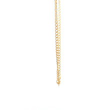 Load image into Gallery viewer, 18K Yellow Gold Necklace Chain Curb 15.75 inches 1.01 grams - Rafant
