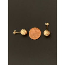 Load image into Gallery viewer, 18K Gold Earrings Stud Balls 2.19 grams - Rafant
