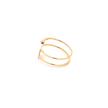 Load image into Gallery viewer, 18K Yellow Gold Ring Flower Spiral 1.08 grams Size 8 - Rafant
