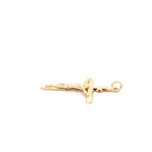 Load image into Gallery viewer, 18K Yellow Gold Pendant Cross Jesus Christ Religious 1.32 grams - Rafant
