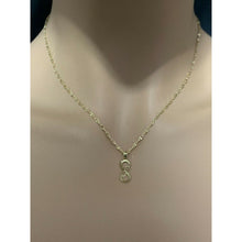 Load image into Gallery viewer, 18K Saudi Gold Necklace Chain 17.50&quot; with Infinity Pendant - Rafant
