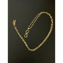 Load image into Gallery viewer, 18K Saudi Gold Necklace Chain 17.50&quot; with Infinity Pendant - Rafant
