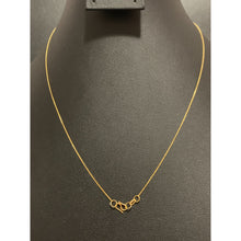 Load image into Gallery viewer, 18K Gold Necklace 17.75 inches with Infinity Charms 1.19 grams - Rafant
