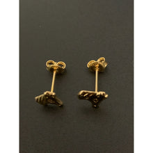 Load image into Gallery viewer, 18K Gold Earrings Stud Horse 1.03 grams - Rafant
