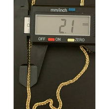 Load image into Gallery viewer, 18K Saudi Gold Chain Link Necklace 19.50&quot; - Rafant
