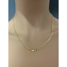 Load image into Gallery viewer, 18K Saudi Gold Chain Link Necklace 19.50&quot; - Rafant
