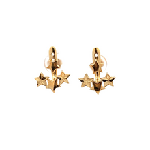 Load image into Gallery viewer, 18K Gold Earrings Stud Post Stars - Rafant
